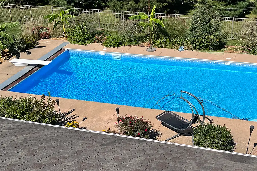 Pool with diving board Decatur IL